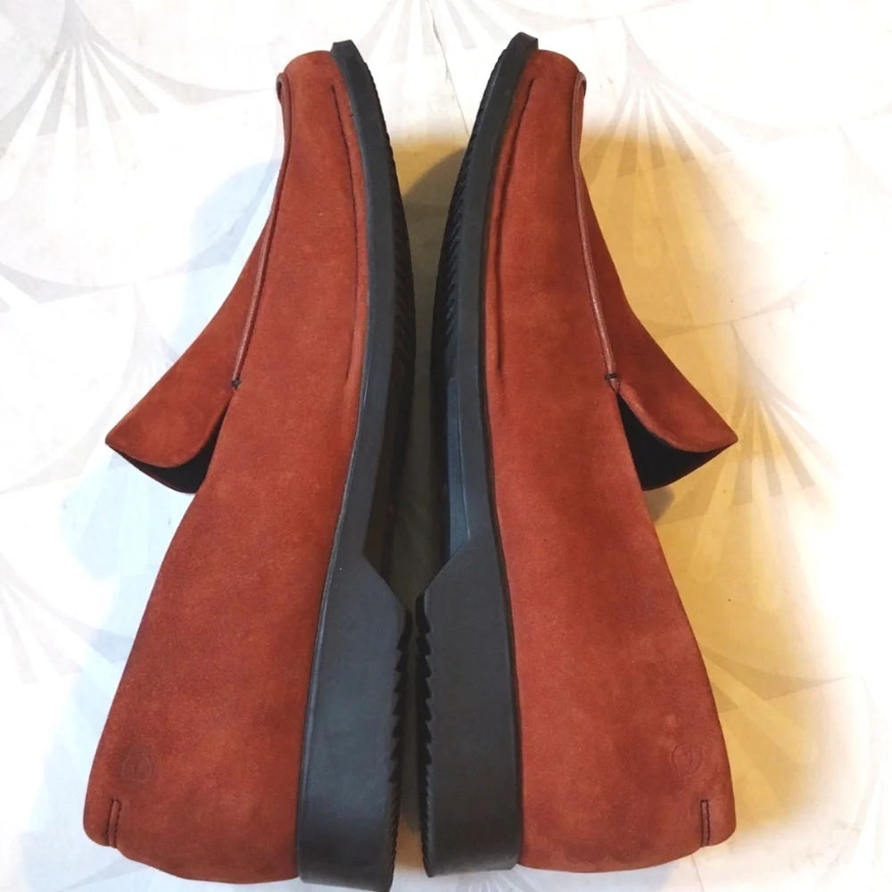 Rockport sienna Brown suede loafers